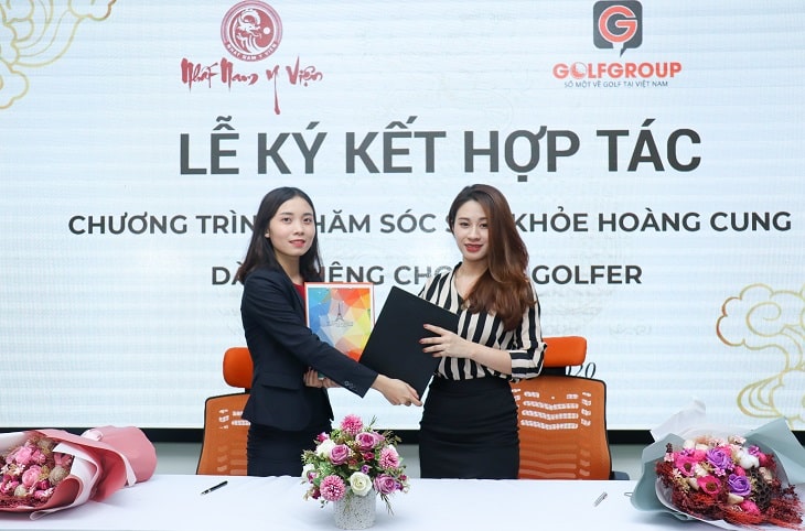 lễ ký kết hợp tác giữa Nhât Nam Y Viện và Golfgroup 