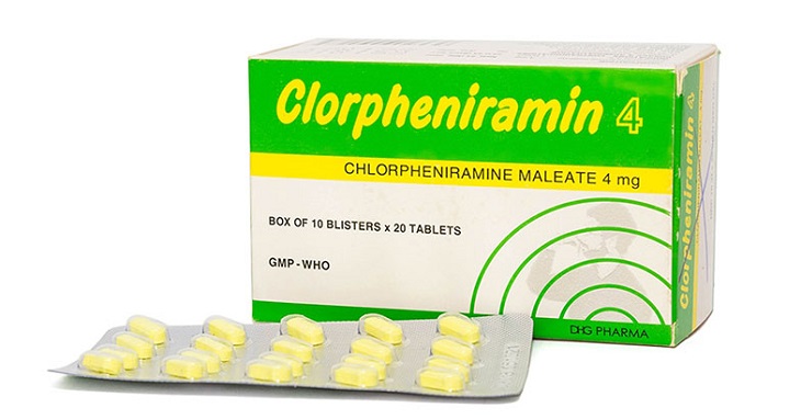 Thuốc trị bệnh chàm da Chlorpheniramine