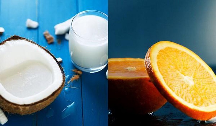 Chữa viêm đường tiết niệu khi mang thai bằng cam và dừa non
