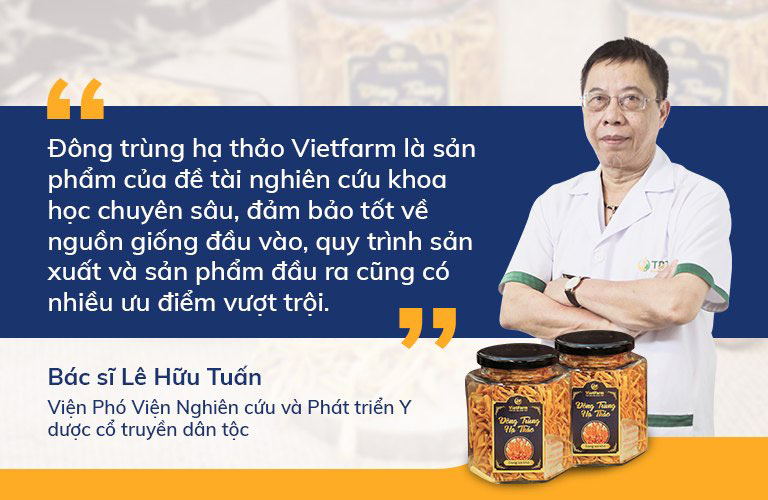 BS Lê Hữu Tuấn nhận định chất lượng của ĐTHT Vietfarm