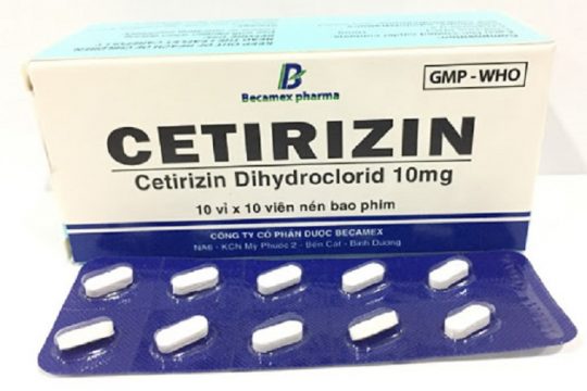 Thuốc kháng histamin H1 dành cho trẻ bị nổi mề đay