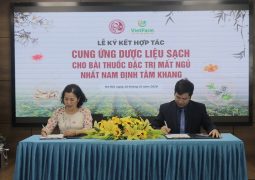 Lễ ký kết hợp tác: Cung ứng nguồn dược liệu sạch cho bài thuốc mất ngủ Nhất Nam Định Tâm Khang
