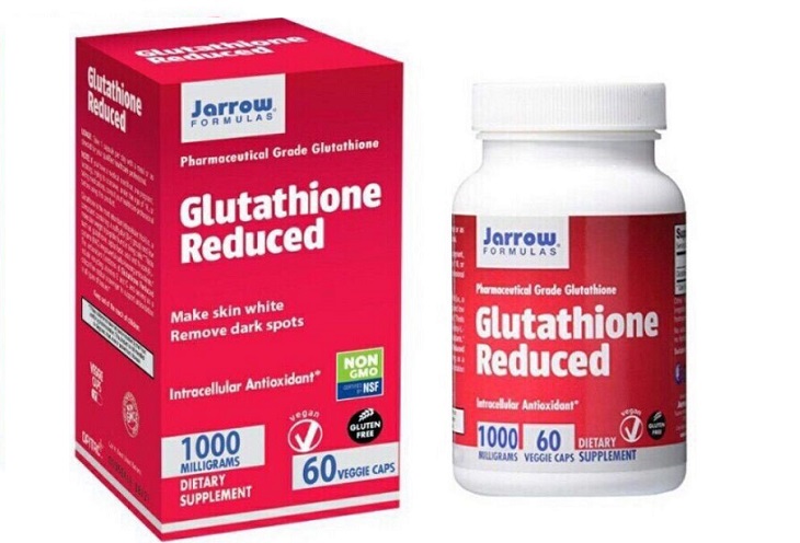 Jarrow Glutathione Reduced đào thải độc tố