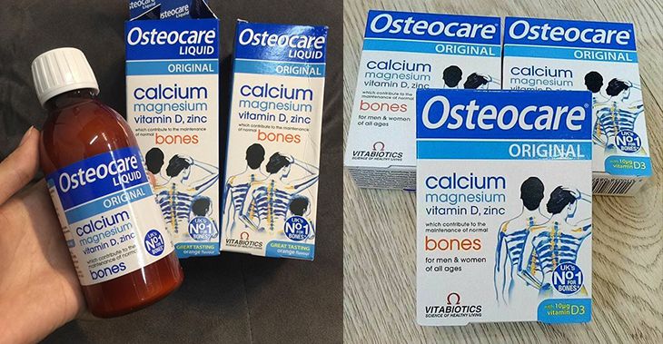 Canxi Osteocare được sản xuất tại Anh Quốc