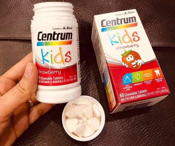 Centrum Kid Strawberry cung cấp cho trẻ nhiều vitamin và khoáng chất