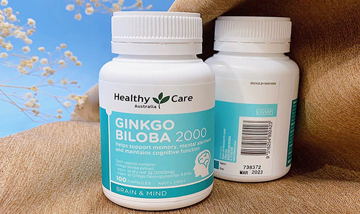 Ginkgo Biloba Healthy Care là sản phẩm bổ não nổi tiếng