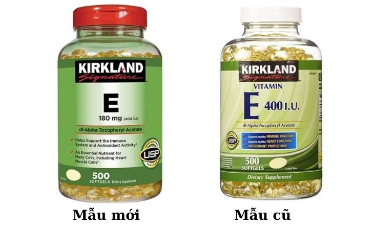 Viên uống Kirkland vitamin E được nhiều người tin dùng