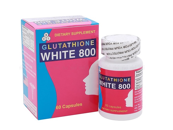 Glutathione White 800 đào thải độc tố dưỡng trắng từ bên trong