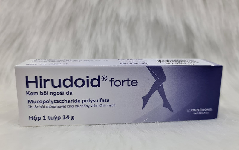 Hirudoid là gel điều trị các tĩnh mạch, làm lành vết thâm