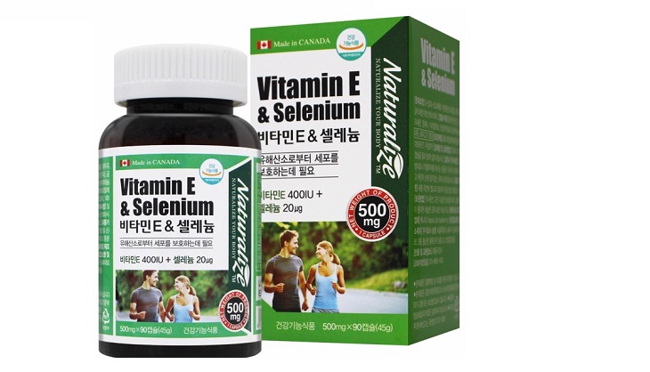 Viên uống bổ sung Vitamin E và Selenium Hàn Quốc