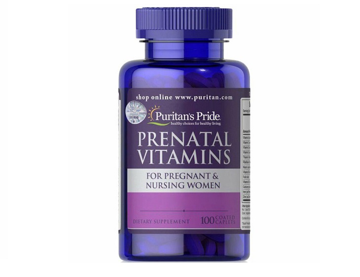 Viatmin tổng hợp cho bà bầu của Mỹ Puritan Pride Prenatal Vitamins được đánh giá cao về chất lượng