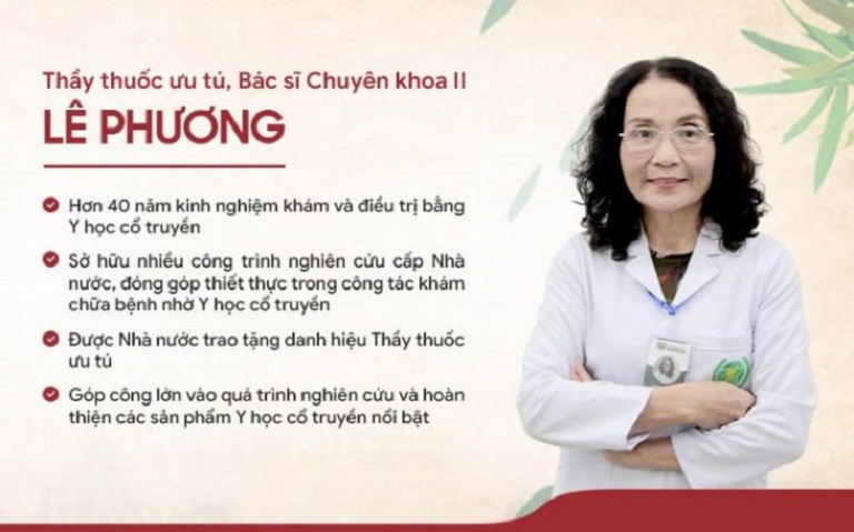 Bác sĩ Lê Phương đã có trên 40 năm kinh nghiệm trong nghề