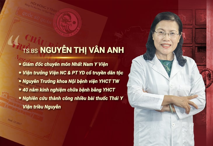 Tiến sĩ, bác sĩ Nguyễn Thị Vân Anh - một trong những người đặt nền móng cho Trung tâm Da liễu Đông y Việt Nam