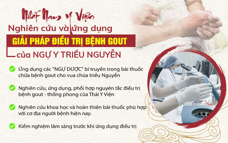 Nhất Nam Y Viện ứng dụng giải pháp điều trị bệnh gout của Thái y viện triều Nguyễn