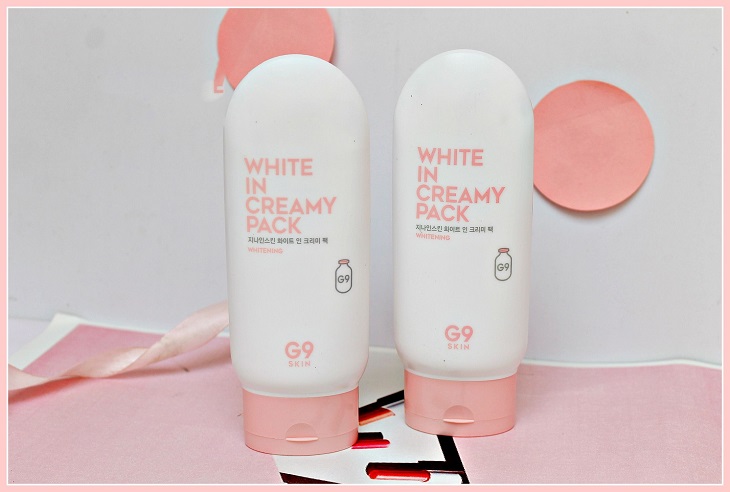 White In Whipping Cream Pack G9 dưỡng trắng da tại nhà, an toàn, hiệu quả
