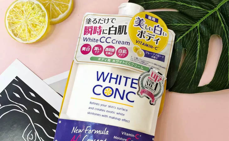 Sản phẩm dưỡng da body White Conc CC Cream mang lại hiệu quả cao