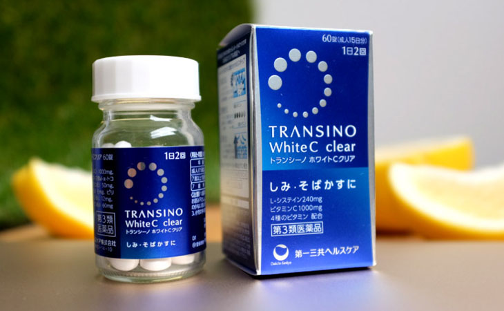 Transino White C là sản phẩm được bào chế dạng viên uống