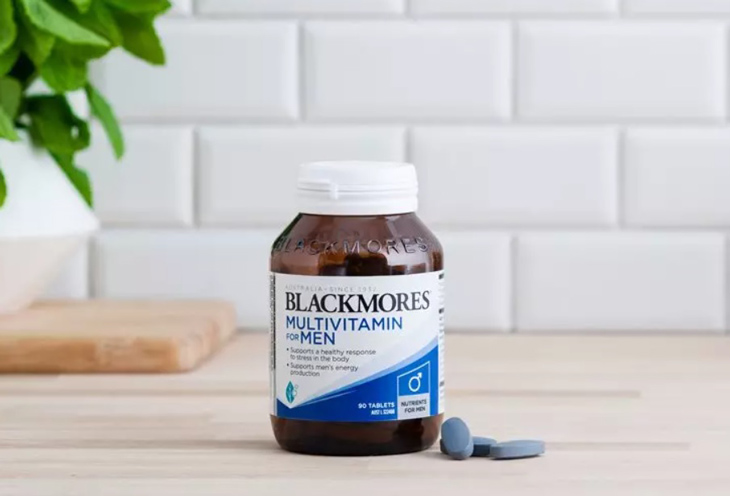 Blackmores Multivitamin For Men bổ sung vitamin, nuȏi dưỡng da trắng sáng