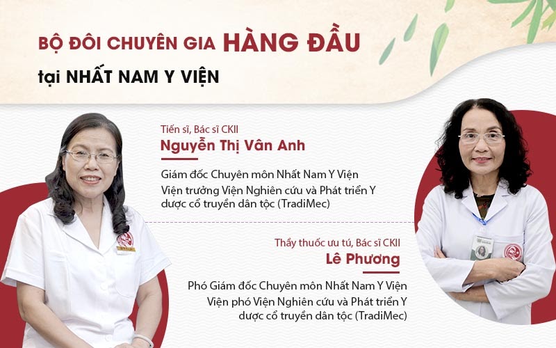 Bác sĩ Lê Phương và bác sĩ Vân Anh Nhất Nam Y Viện