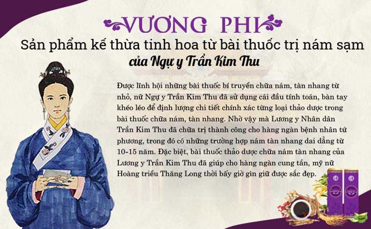Tiền thân của Liệu trình Vương Phi là bài thuốc dưỡng nhan của ngự y Trần Kim Thu