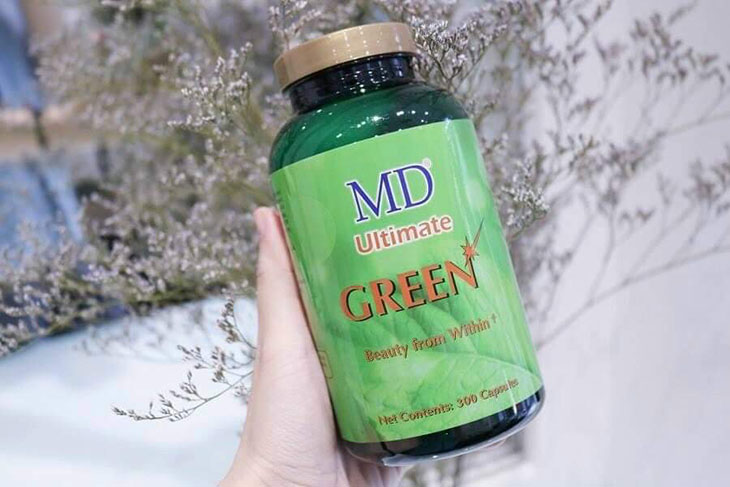 MD Ultimate Green làm mát, giải độc cho gan và hỗ trợ điều trị mụn ẩn