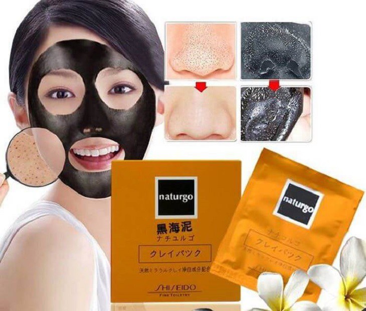 Mặt nạ bùn non Shiseido Naturgo giúp trị mụn đầu đen