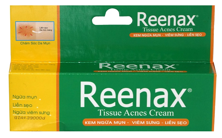 Reenax được biết tới là loại kem bôi trị mụn, thâm mụn