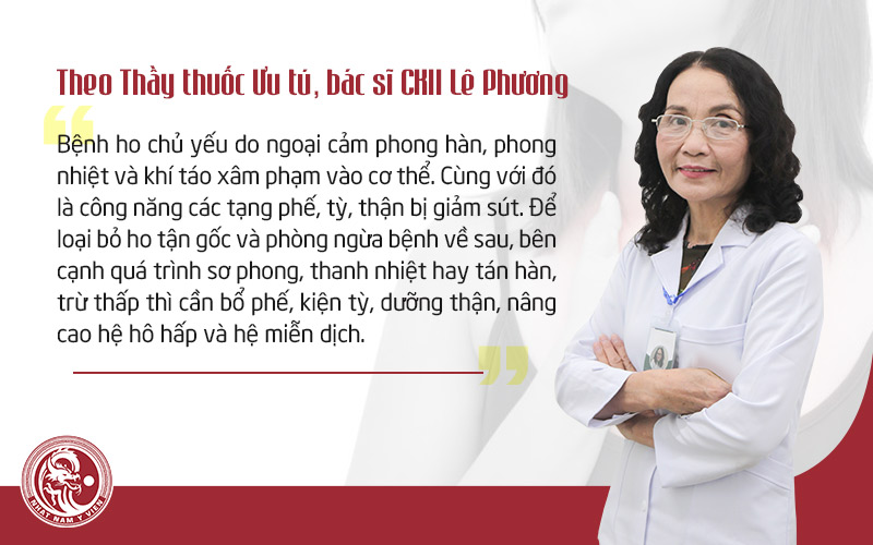 Bác sĩ Lê Phương chia sẻ về bệnh ho