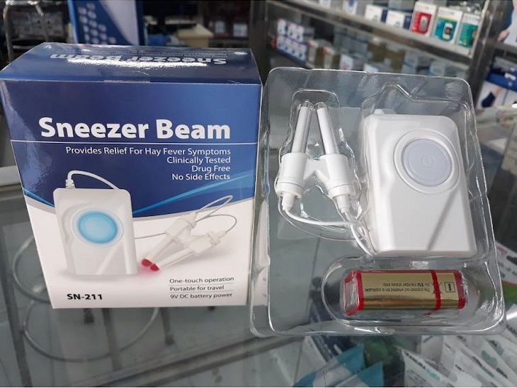 Sneezer Beam sử dụng tích hợp 2 loại sóng ánh sáng là 657nm và 960nm vào điều trị