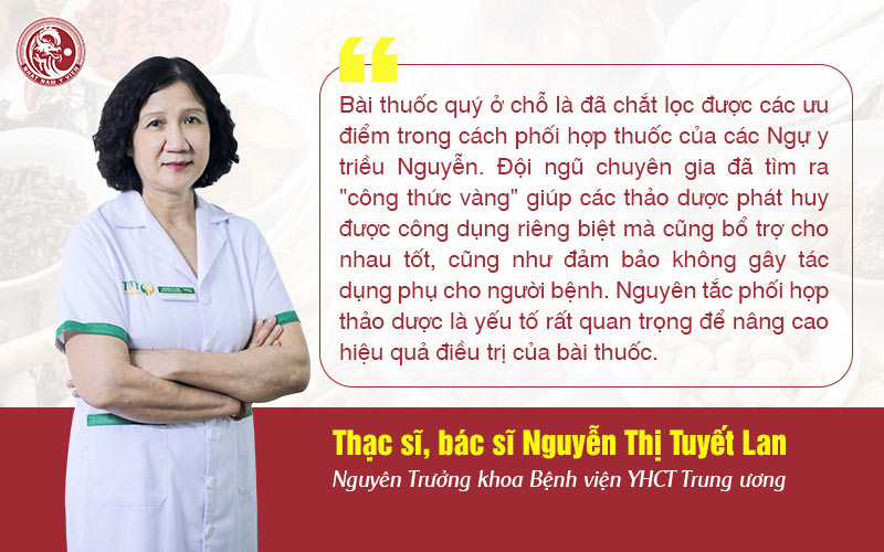 Chia sẻ của ThS.BS Nguyễn Tuyết Lan về Tiêu xoang linh dược thang