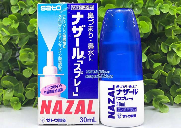 Nazal là một trong những thuốc xịt mũi viêm xoang tốt nhất đến từ Nhật Bản