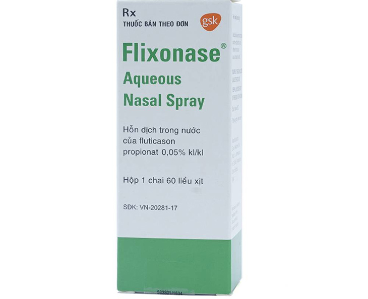 Thuốc xịt viêm mũi dị ứng Flixonase được nhiều người sử dụng