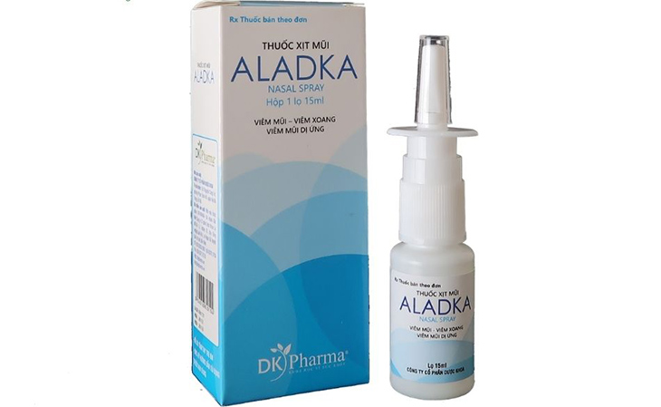 Aladka là thuốc xịt viêm mũi dị ứng khá tốt và được dùng nhiều hiện nay