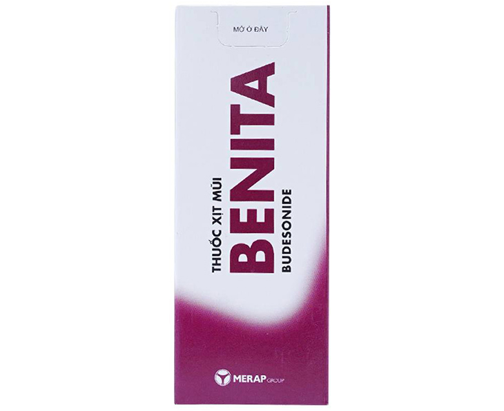 Thuốc xịt viêm mũi dị ứng Benita được sản xuất bởi công ty Merap