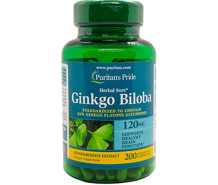 Viên uống Ginkgo Biloba Puritan’s Pride đến từ Mỹ và được nhiều chuyên gia khuyên dùng