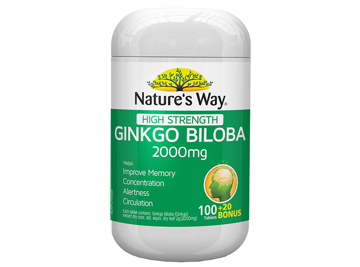 Ginkgo Biloba đến từ thương hiệu Nature's Way của Úc