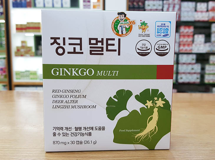 Thuốc trị đau đầu Hàn Quốc Ginkgo Multi là sản phẩm được nhiều người ưa chuộng