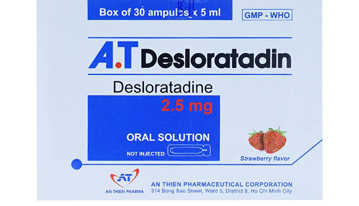 Desloratadine là thuốc đặc trị viêm xoang mãn tính thuộc nhóm thuốc kháng histamine