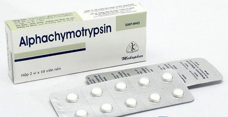 Alphachymotrypsin là thuốc chống phù nề, kháng viêm tại chỗ khá nổi tiếng