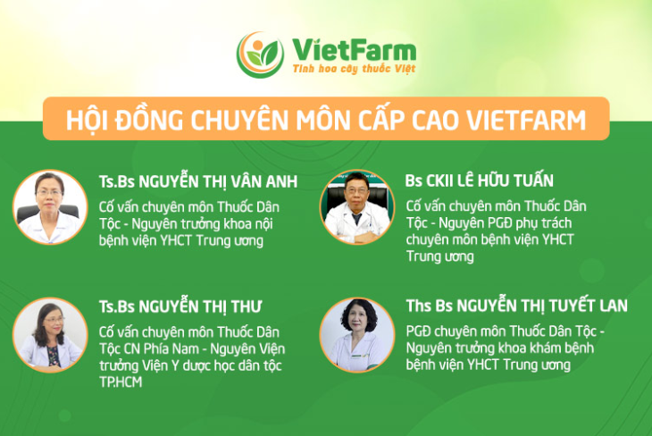 Hội đồng chuyên môn cấp cao của Trung tâm Nghiên cứu và Nuôi trồng Dược liệu Vietfarm
