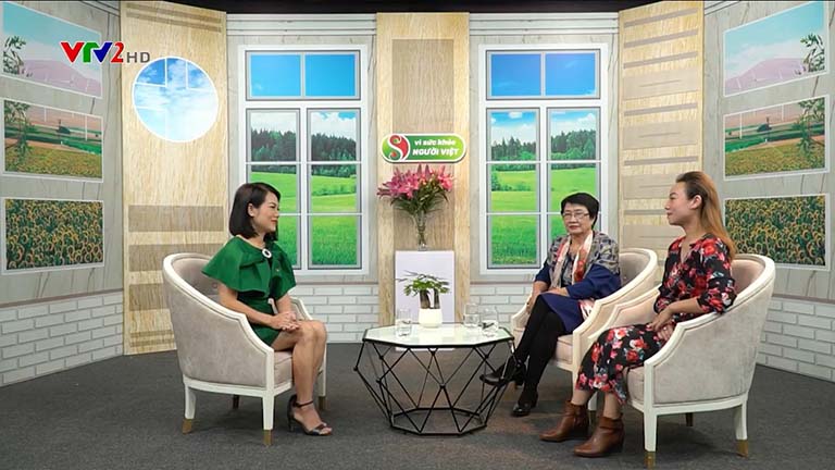 Nữ diễn viên Vân Anh chia sẻ về hiệu quả thực tế của Nhất Nam An Bì Thang trên sóng VTV2