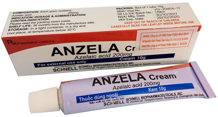 Azelaic acid cũng là thuốc nằm trong phác đồ điều trị mụn trứng cá Bộ Y tế