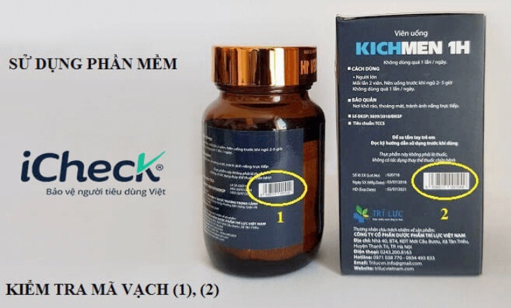 Sử dụng iCheck giúp tuy xuất thông tin về nguồn gốc xuất xứ sản phẩm