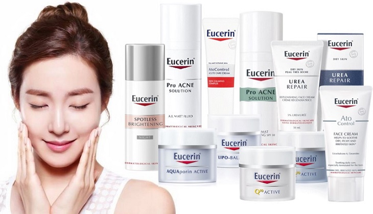 Eucerin là một trong số các hãng mỹ phẩm chăm sóc da tốt nhất hiện nay