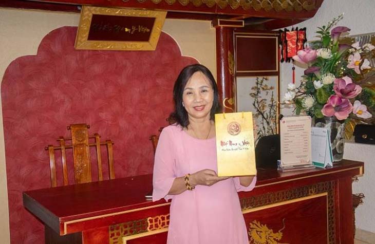 Cô Đồng Thị Tâm kết thúc liệu trình khắc phục viêm loét dạ dày