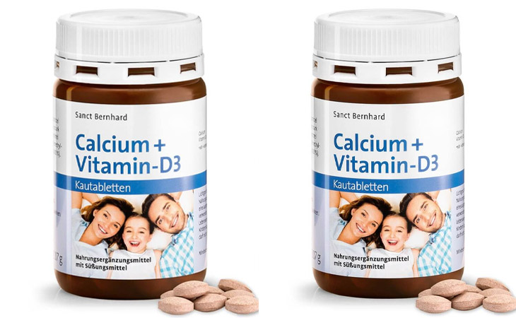 Viên nhai bổ xương khớp Calcium + Vitamin D3