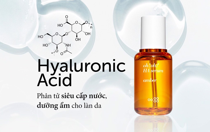 Hyaluronic acid (HA) là phân tử siêu cấp nước