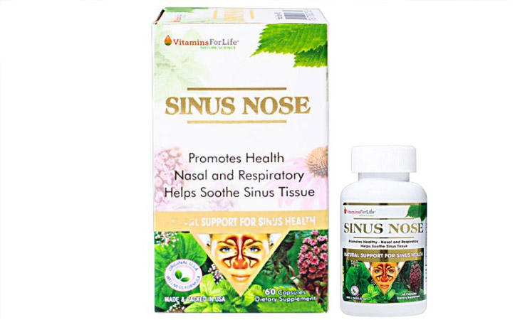 Viên uống trị viêm xoang Sinus Nose Vitamins For Life